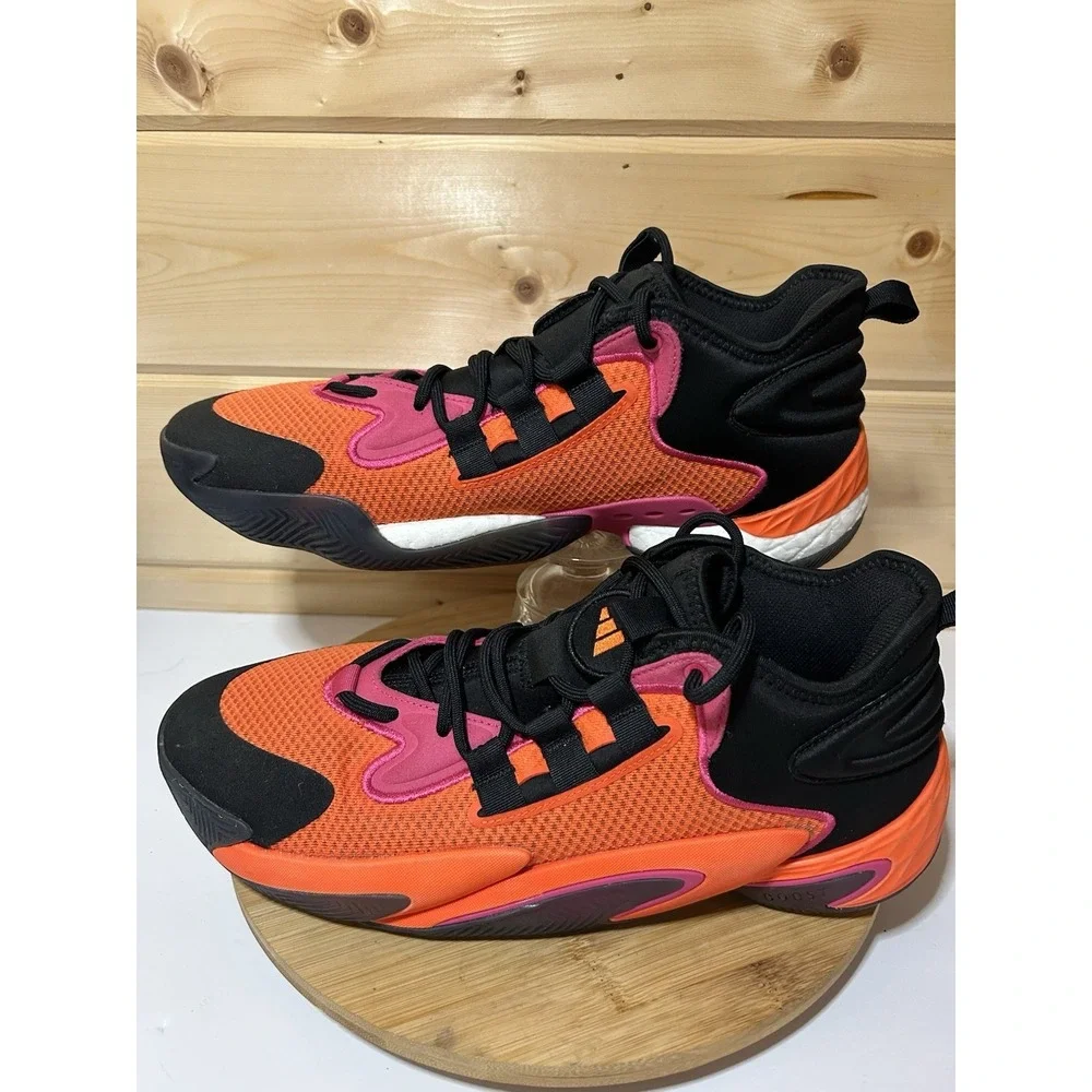 adidas BYW SELECT SHOES Men's Sz 12.5 Black/Orange/Magenta IG4936